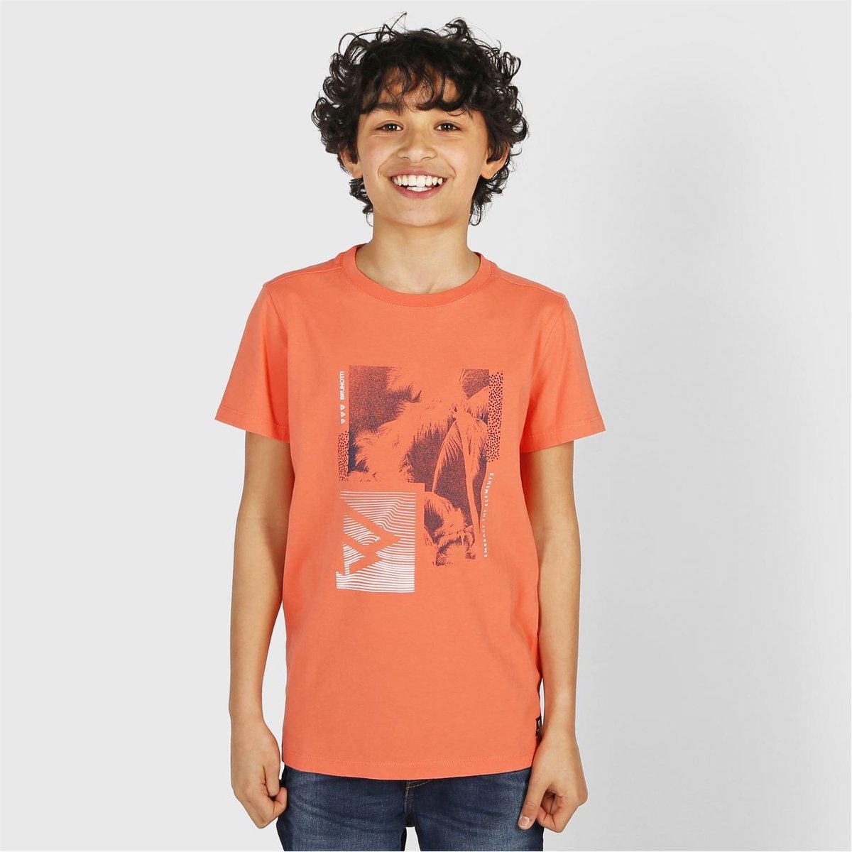 Brunotti Tim-Print Boys T-shirt - Maat 176