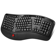 Adesso Tru-Form 3500 toetsenbord RF Draadloos QWERTY Amerikaans Engels Zwart