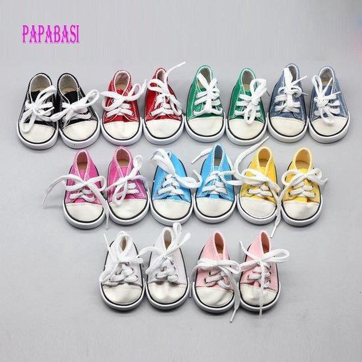 Poppenschoentjes - mini sneakers - jeans/blauw
