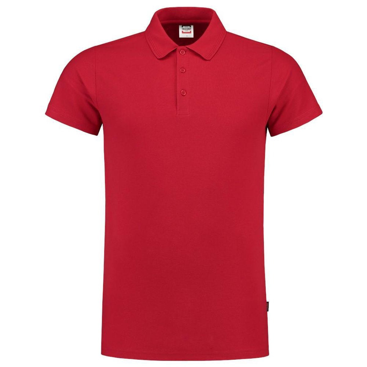 Tricorp Poloshirt fitted - Casual - 201005 - Rood - maat S