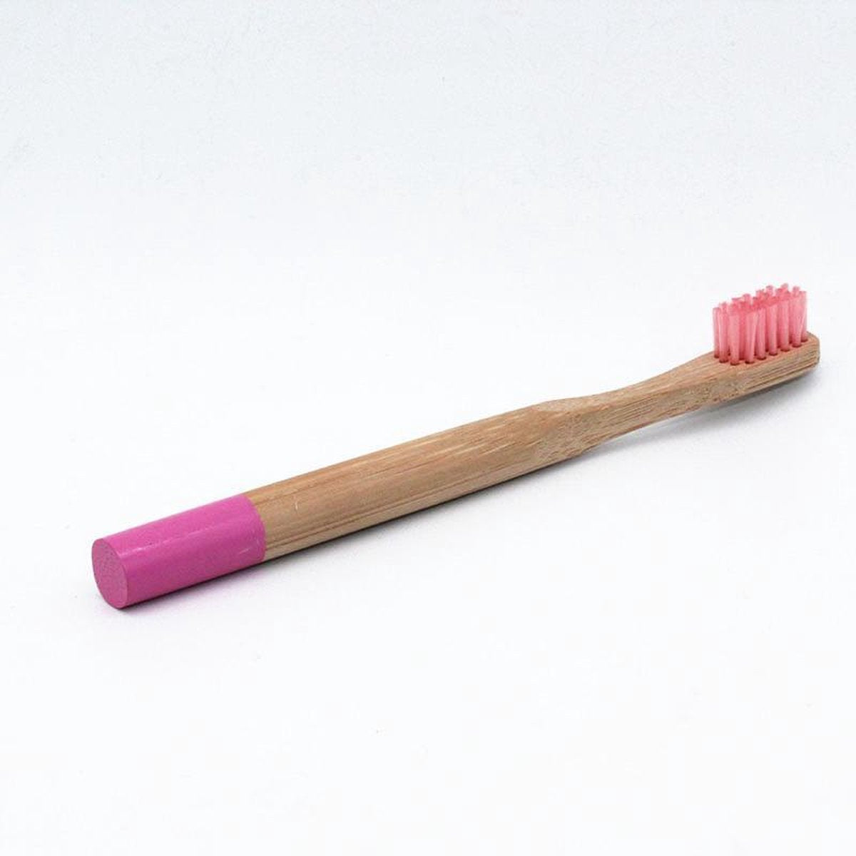 Blond Bamboo Kinderen tandenborstel / Bamboe kind Roze