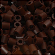 Strijkkralen afm 5x5 mm gatgrootte 2 5 mm bruin (32229) medium 1100stuks