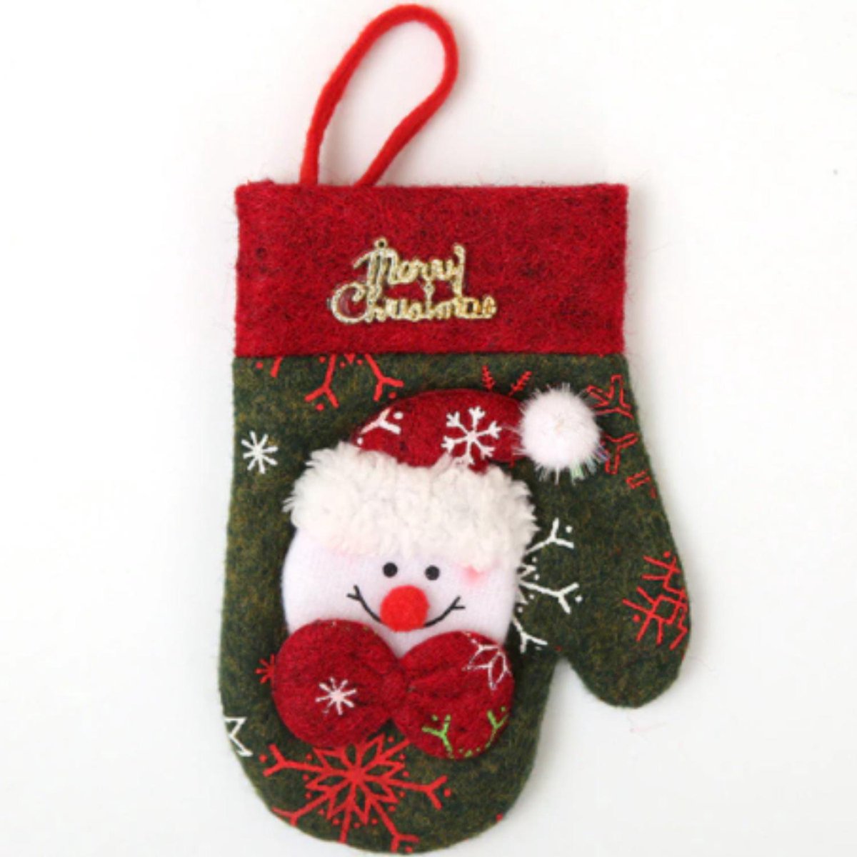 Kerst | Kerstmis | Decoratie | Handschoen | Bestekhouder | Sneeuwpop