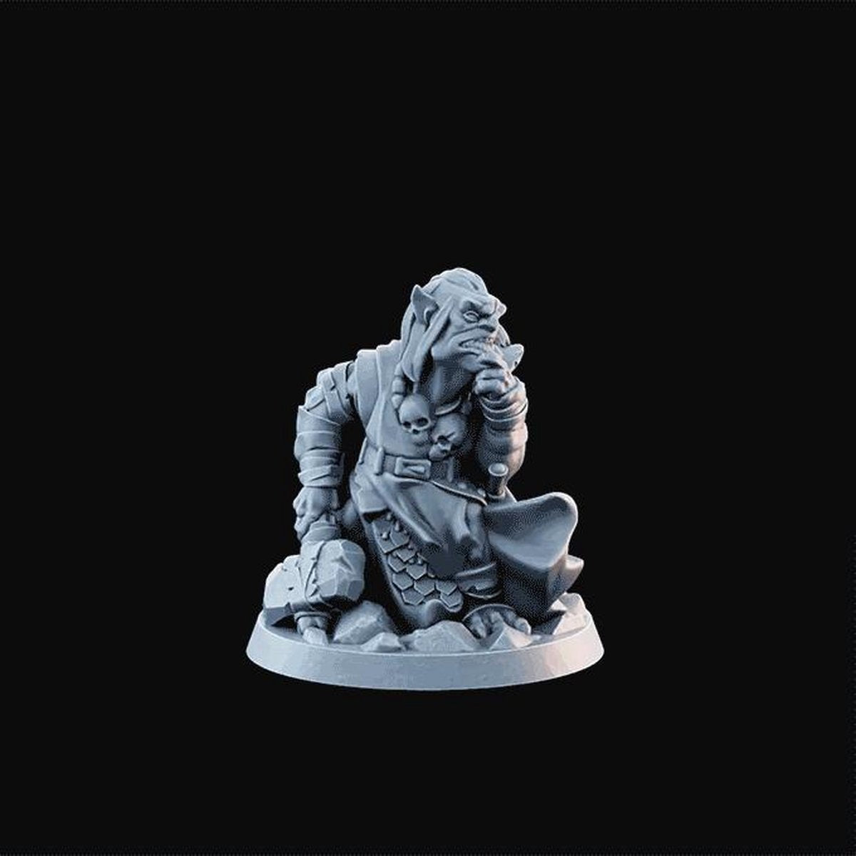 3D Printed Miniature - Goblin04 - Dungeons & Dragons - Desolate Plains KS