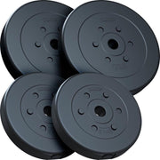 ScSPORTS® Halterschijven set 25 kg - 2 x 5 kg en 2 x 7
