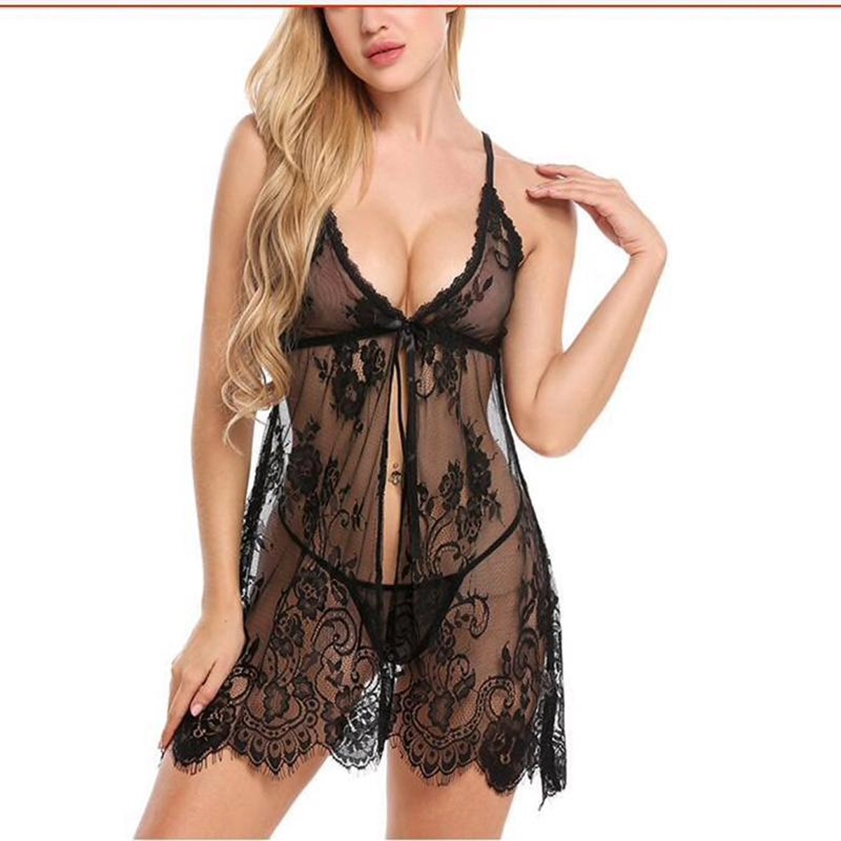 Zwarte Babydoll Noelia Black