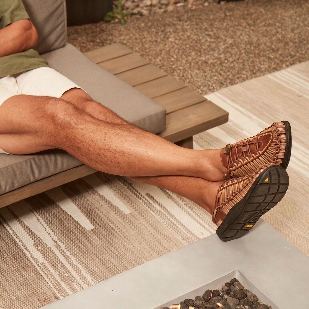 KEEN Heren Uneek Premium Leather Brown - Maat 44.5