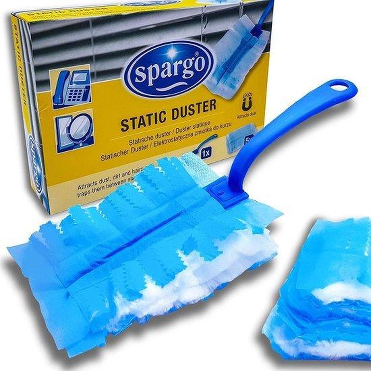 Statische duster | Stof en vuil blijft plakken | Swiffer alternatief | 1 x 5 dusters