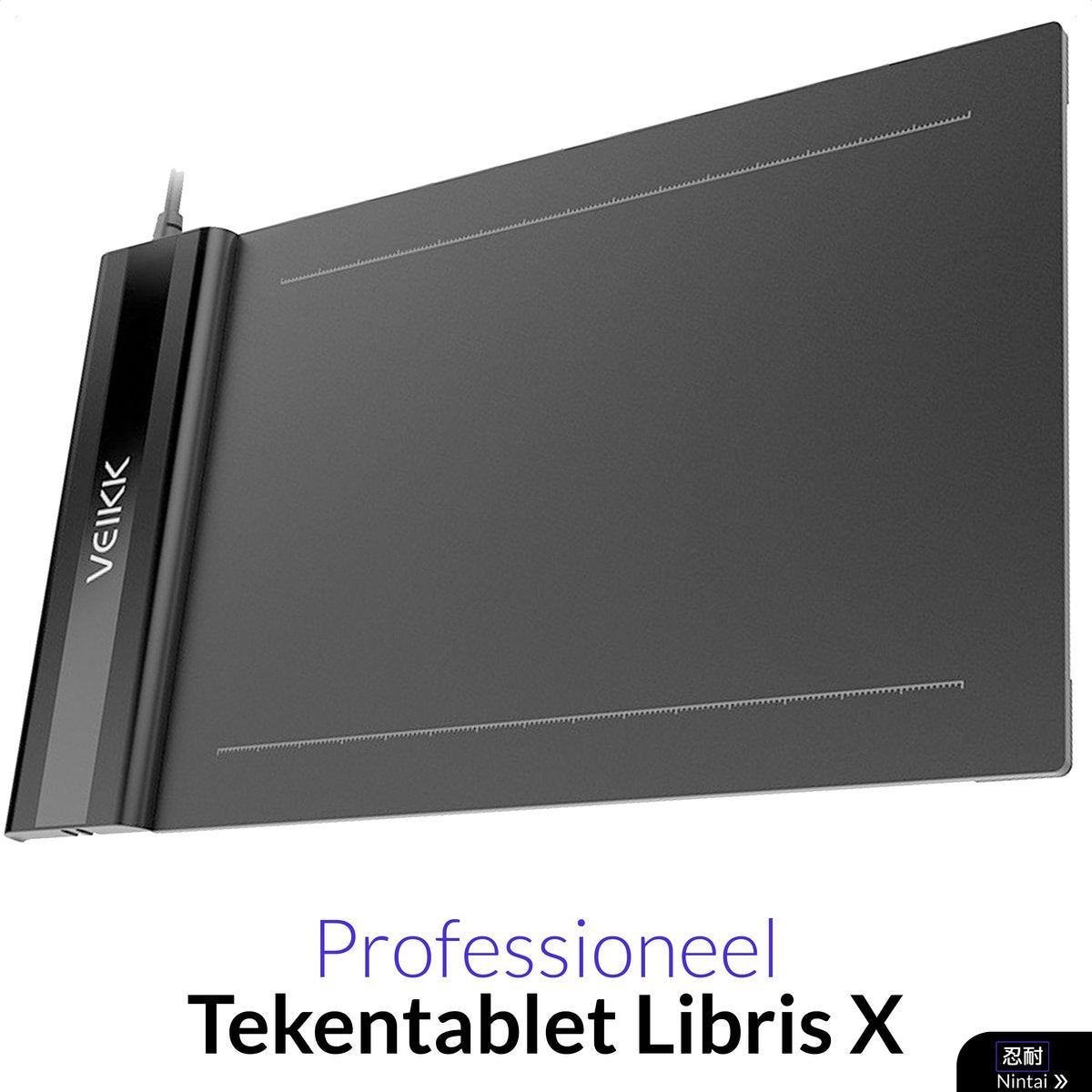 Teken Tablet – Tekentablet – Grafische Tablet - 230x144mm – 5080 LPI – 8192 – Nintai VEIKK S640