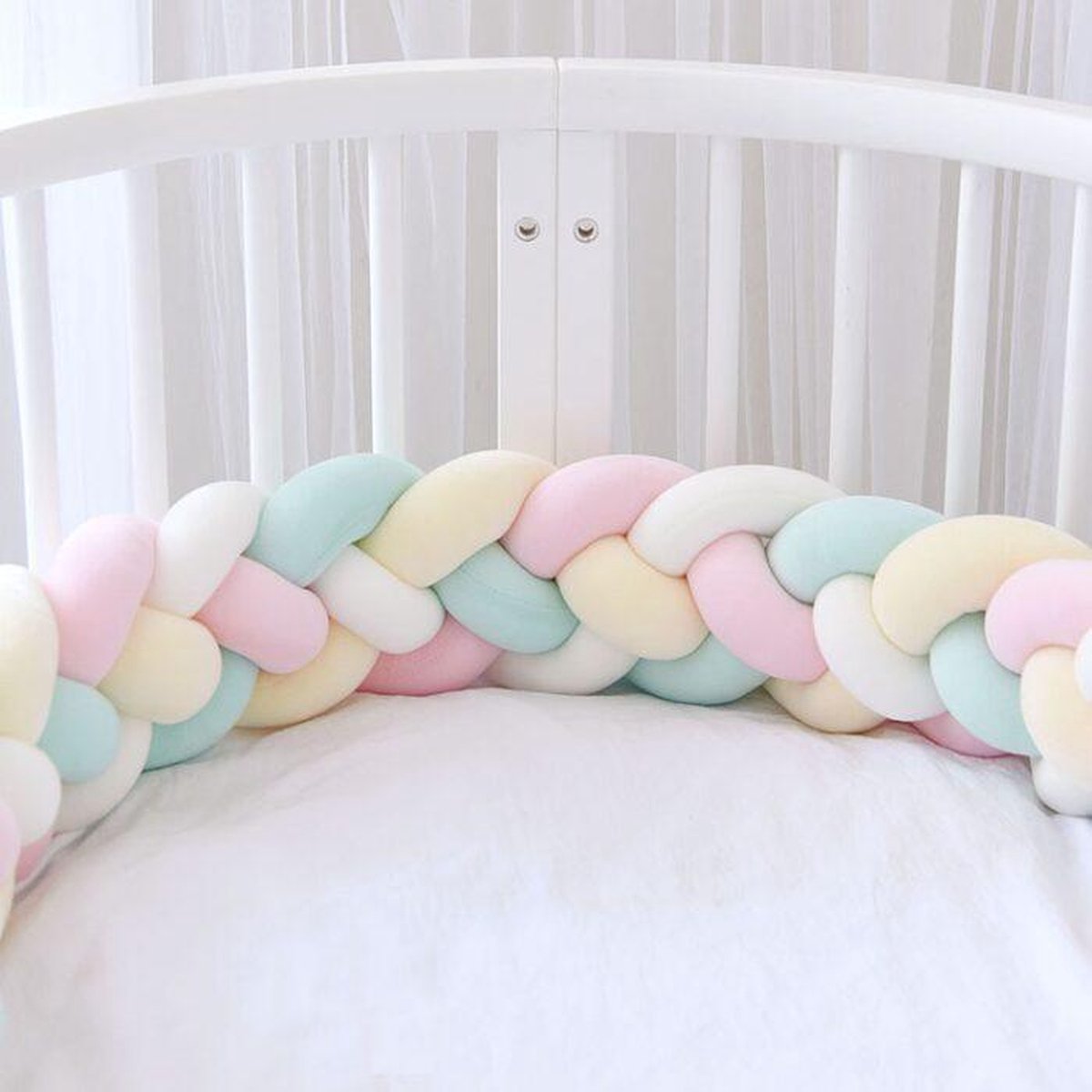 MijnNami BabyBumper Cupcake Delight 3M - Multifunctioneel - Zwangerschapskussen - Voedingskussen - Bedomrander - Boxomrander