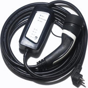 Hebei Shensi Type 2 draagbare oplader voor normale stopcontact (Schuko) 7 meter