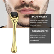 Baardroller Baardgroei DRS | Baard verzorging | Baardgroei versnellen | Derma Roller | Huidverzorging | Baardroller + bescherm box