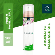 Exotiq Massageolie Fresh & Floral - Basil Citrus - 100 ml