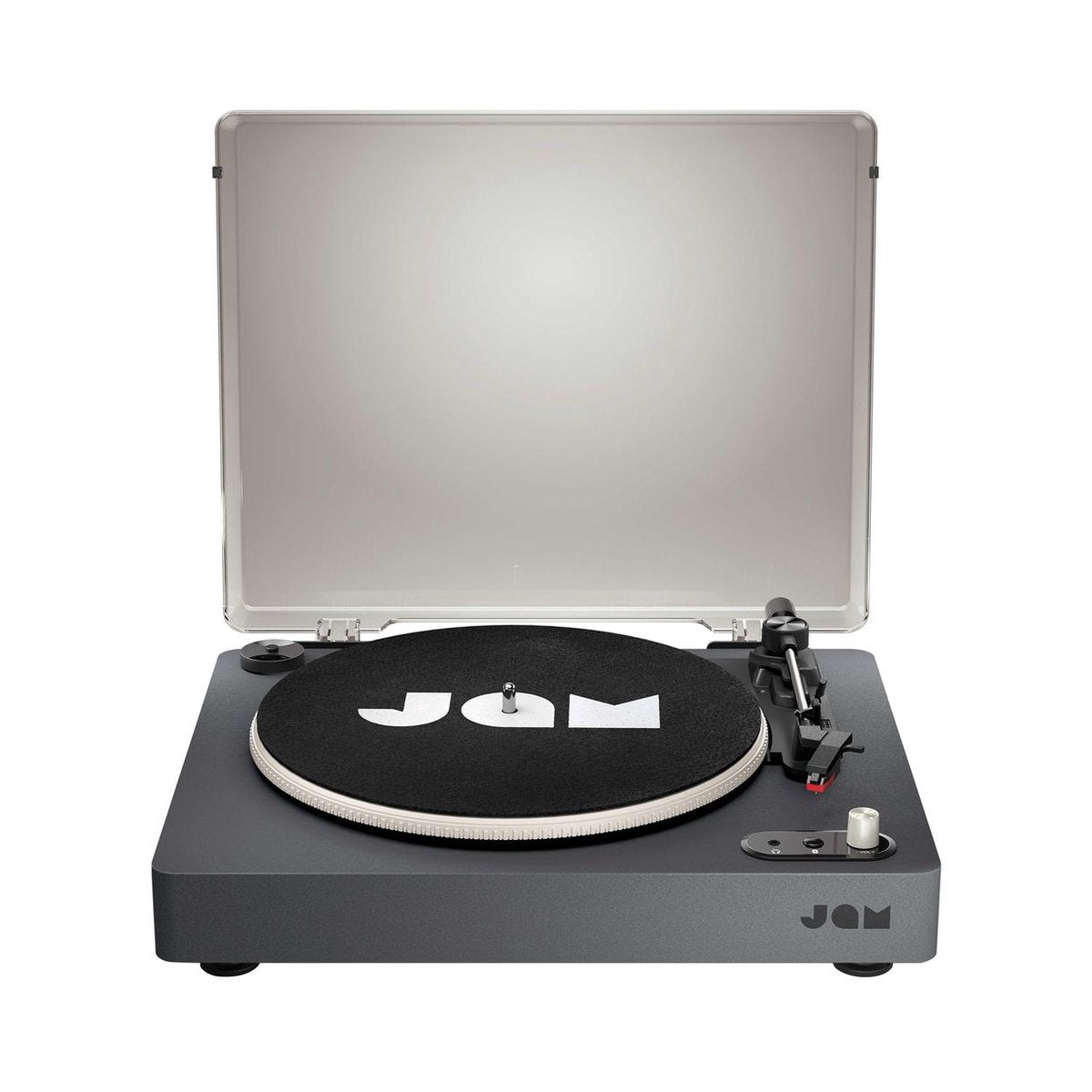 JAM Spun Out Bluetooth Platenspeler met Ingebouwde Stofkap - USB - Zwart