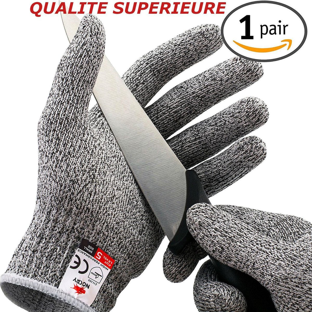 BÖR - snijbestendige handschoenen SMALL - CE - watch video