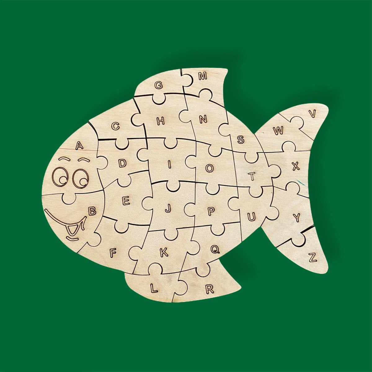 Kinder Puzzel - Hout - Vis - Puzzels - Leren - 21