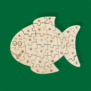 Kinder Puzzel - Hout - Vis - Puzzels - Leren - 21