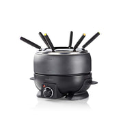 Fondueset | 6 Personen | 2.3 l | Instelbare Temperatuurregeling | 800 W | Koelbestendige Handgrepen | Antislip onderkant | Oververhittingsbeveiliging