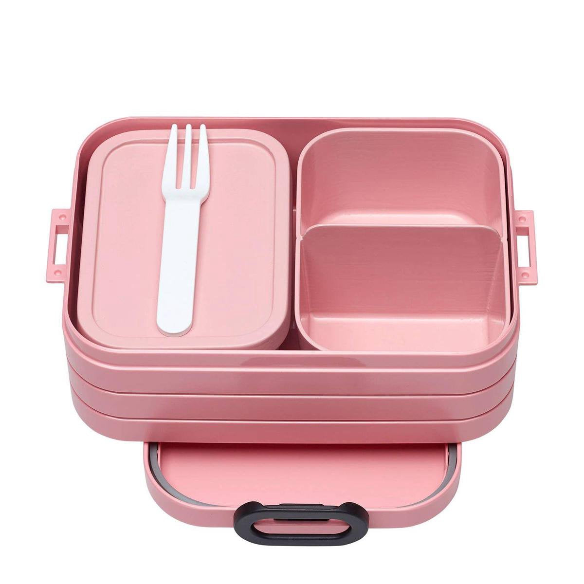 Mepal – Bento lunchbox Take a Break midi- inclusief bento box – Nordic pink – Lunchbox voor volwassenen
