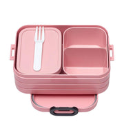 Mepal – Bento lunchbox Take a Break midi- inclusief bento box – Nordic pink – Lunchbox voor volwassenen