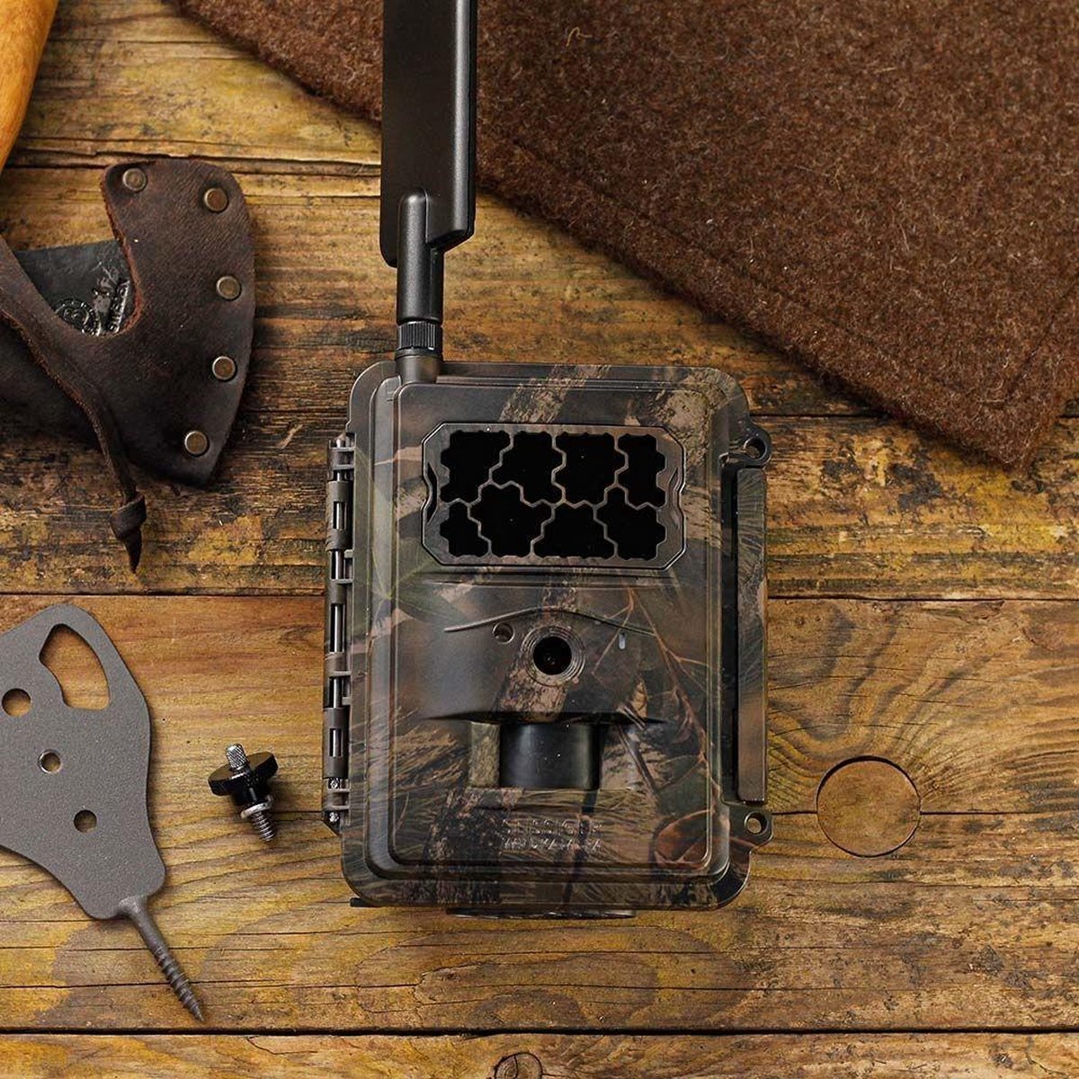 Seissiger 4G Wildcamera - Complete Set - Gratis Internettegoed - Wereldwijd Live