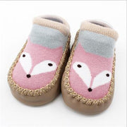 JillyBee - Baby Sokjes - Slofsokken - Sloffen - Antislip - Bruin - 14cm