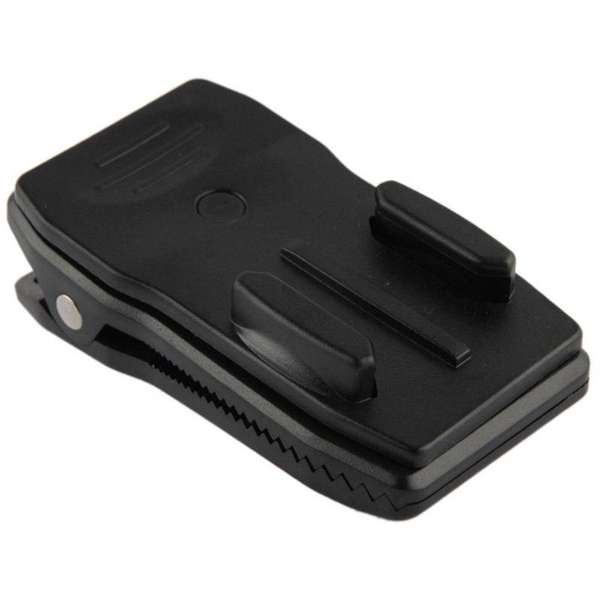 360° Rugzak Klip Mount Rotatie Bevestiging voor GoPro en andere Actiecamera's| Zwart / Black