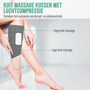 Kuit massage &Beenmassage Apparaat –Shiatsu Bloedcirculatieapparaat – Compressie Massage Apparaat – Draadloos Massageapparaat Benen & Kuiten - 2 stuks