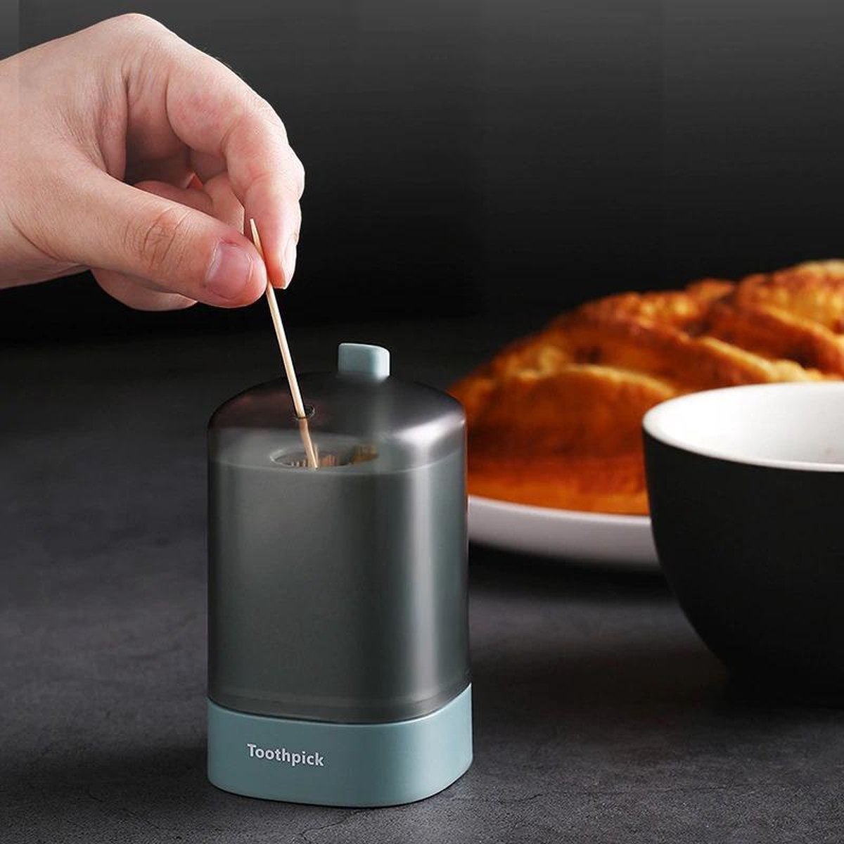 Automatische Tandenstokerhouder - Tandenstoker Dispenser - Pop-up Cocktailprikkerhouder