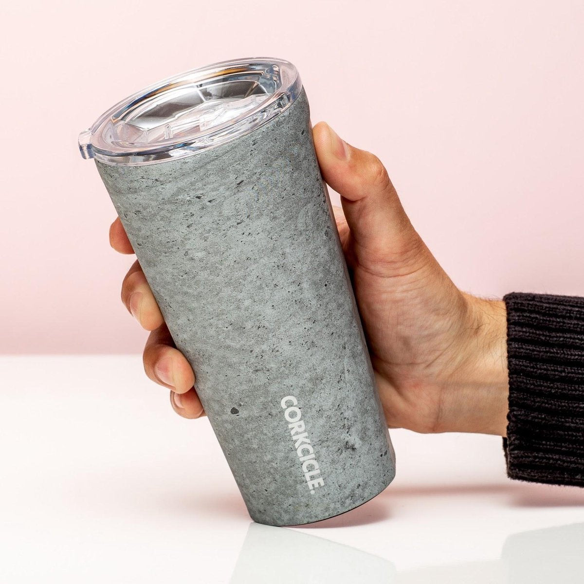 Corkcicle Tumbler 475ml 16oz - Concrete Roestvrijstaal -