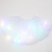 LED - Rokje - Tutu - Groot - Wit - Met Gekleurde RGB Verlichting