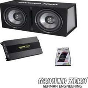 Ground Zero GZ1400 2x12 inch subwoofer pakket 700watt rms