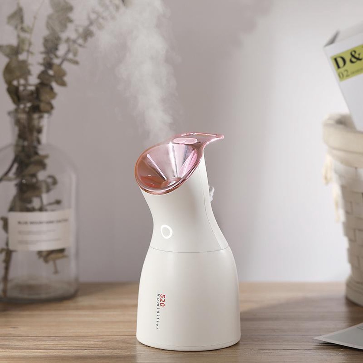 Vastu Gezichtssauna - Gezichtsstomer - Huidverzorging - 500ml - Home Spa Cold Mist Gezichtsbevochtiger voor hydraterende poriënreiniging - Facial Steamer