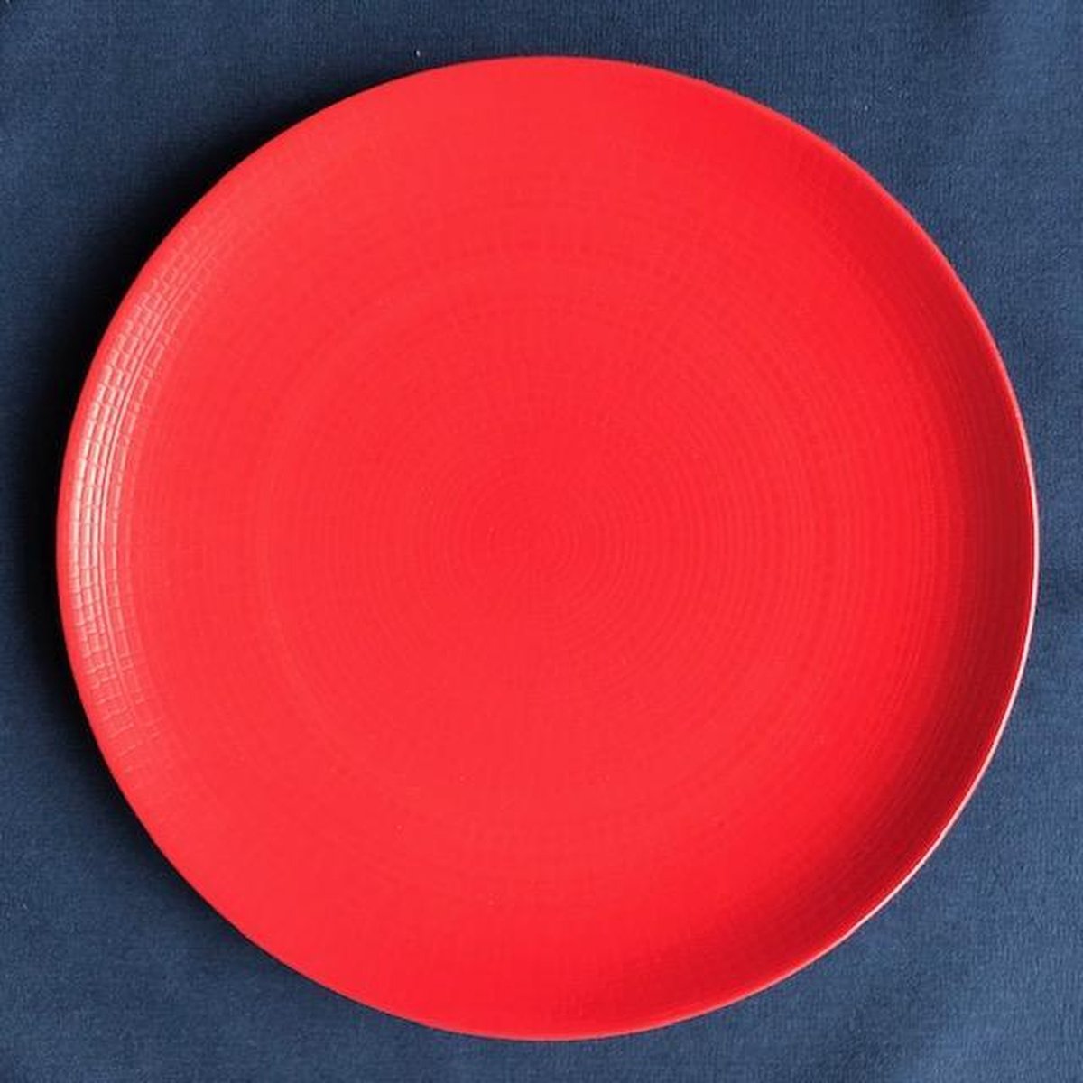 Degrenne - Bord Modulo Nature Rood 28 cm (set van 2)