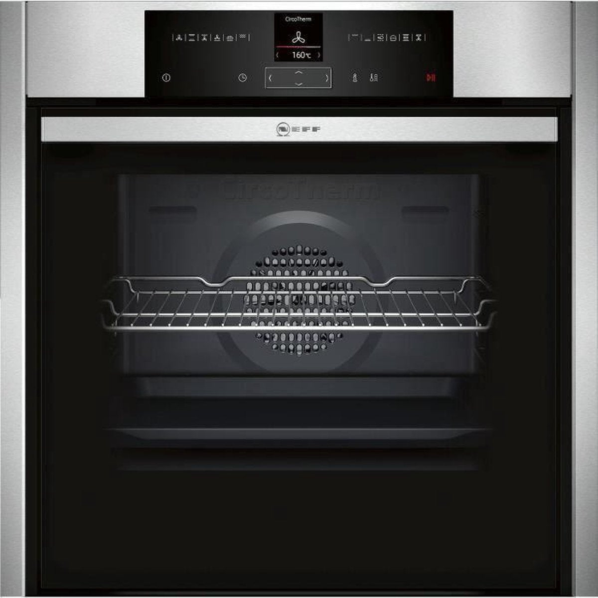 NEFF B55CR22N0 -Functie Multifunctionele Slide & Hide Pyrolyse Roestvrij 71 L - Klasse A + - BaseClean - Standaard TFT-scherm 2