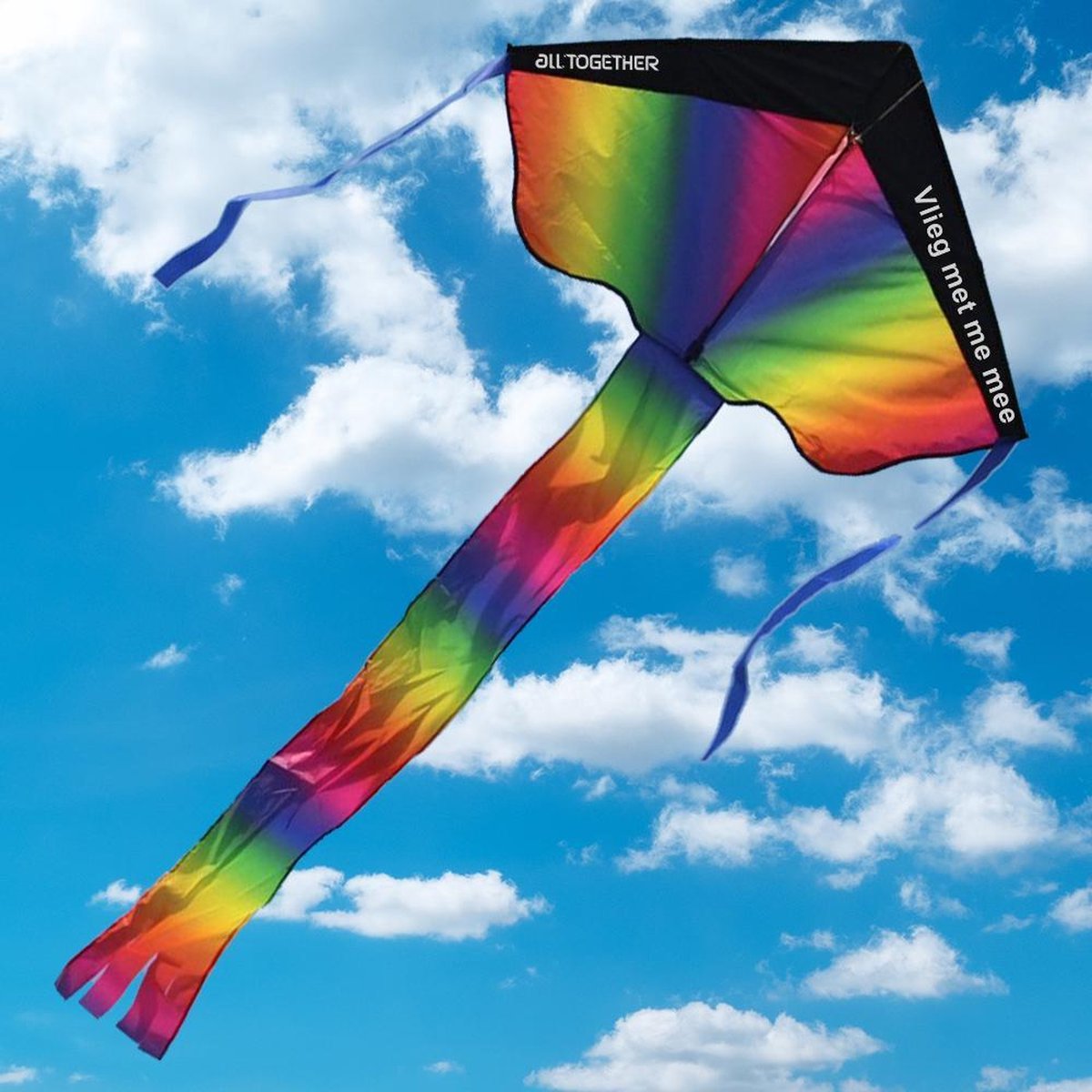 Enorme Delta Vlieger met draagtas - Vlieger voor kinderen - Kite vlieger