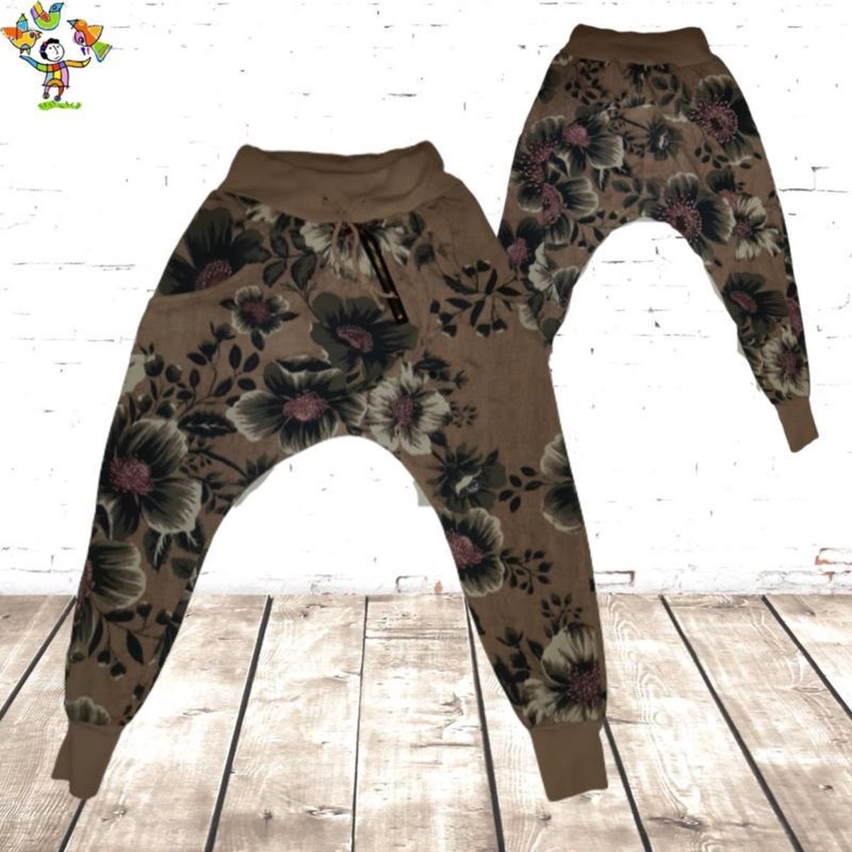 S&C Baggy sweatpant bloem 6 - 110/116