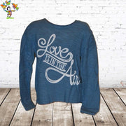 s&C Trui Love lichtblauw - 146/152