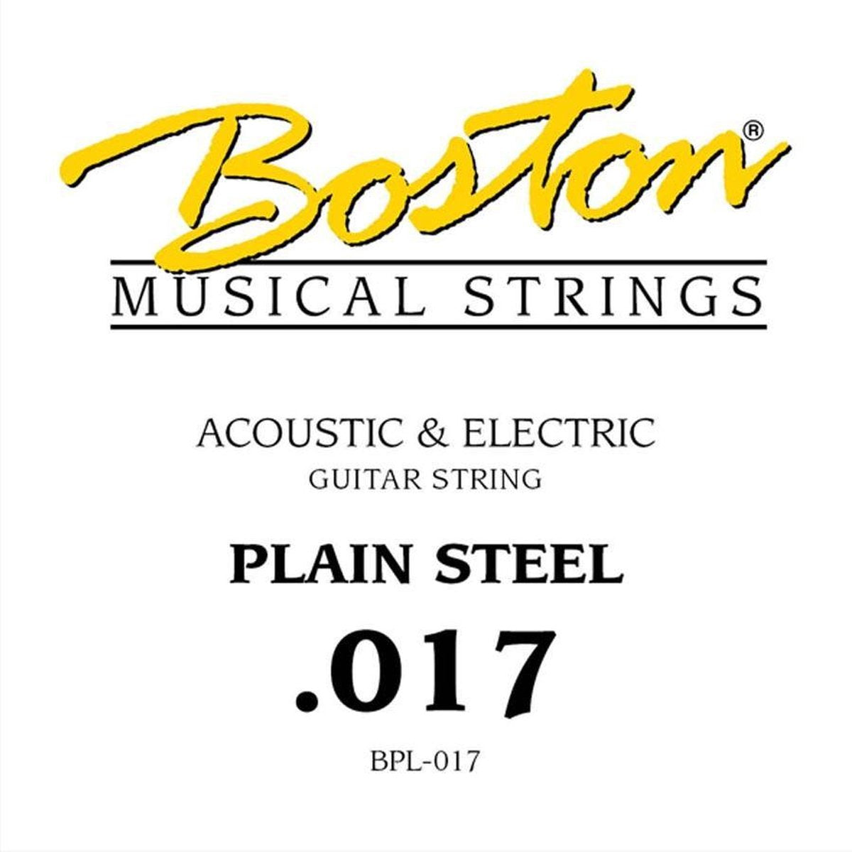 Snaar elektrische/akoestische gitaar Boston BPL-017 Steel .017