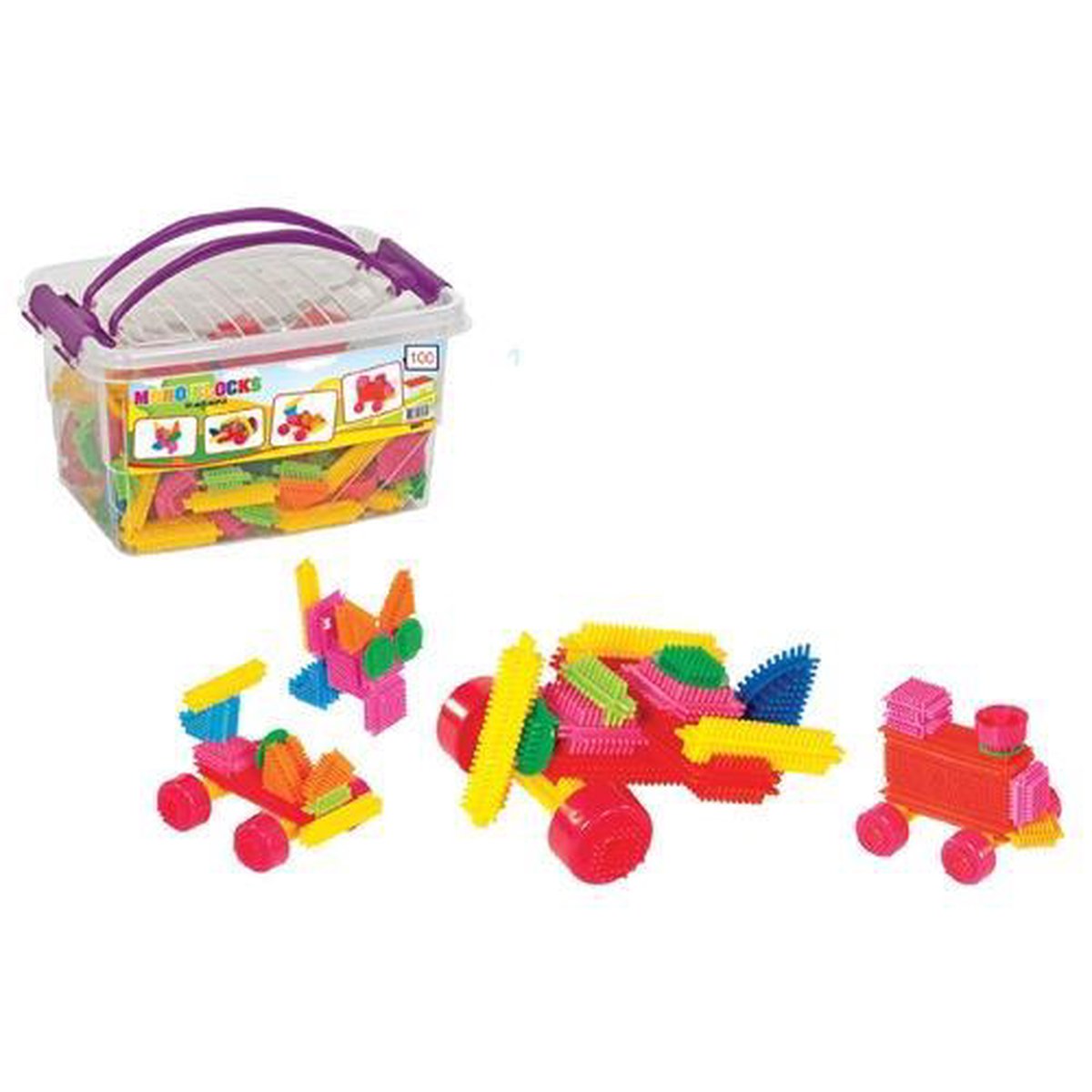 Mono Blocks Bouwblokken 100 Stuks