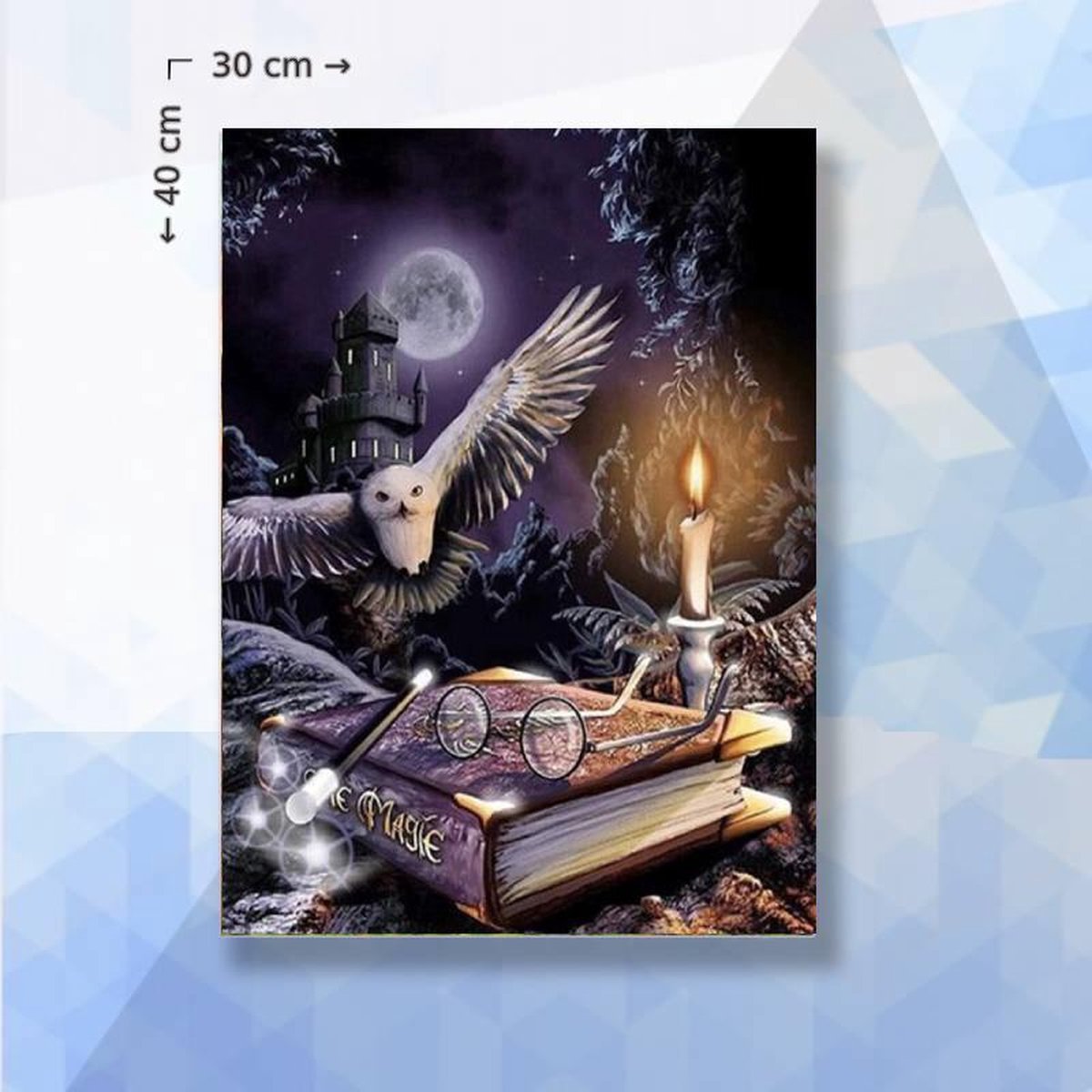 Diamond Painting Pakket Harry Potter - ronde steentjes - 30 x 40 cm