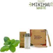 green-goose® Bamboe Ragers | 30 Stuks | Met Gratis Maisvezel Flosdraad | Vegan | Duurzaam | Biologisch Afbreekbaar