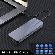 Rocketek 14 in 1 USB-C hub