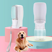 Outdoor Honden Drinkfles |550ml | honden fles water - Honden bidon - Honden Drinkfles | honden waterfles |honden drinkfles onderweg |honden drinkbak | pet water bottle | Waterfles- Wit