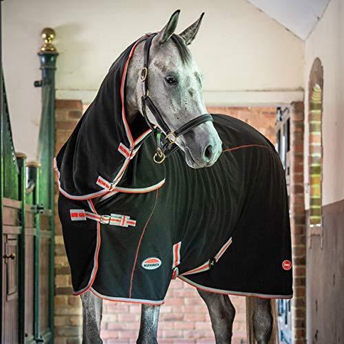 RelaxPets - Weatherbeeta - TherapyTec - Therapiedeken - Fleece - Halsdeken - Zwart - 195 cm