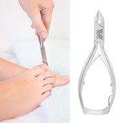 BeautyTools INOX Nagelknipper/Nageltang - 15 mm Gebogen Bek (NN-2380)