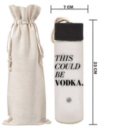 Luxe Glas Drink Fles - 450 ml - This Could Be Vodka