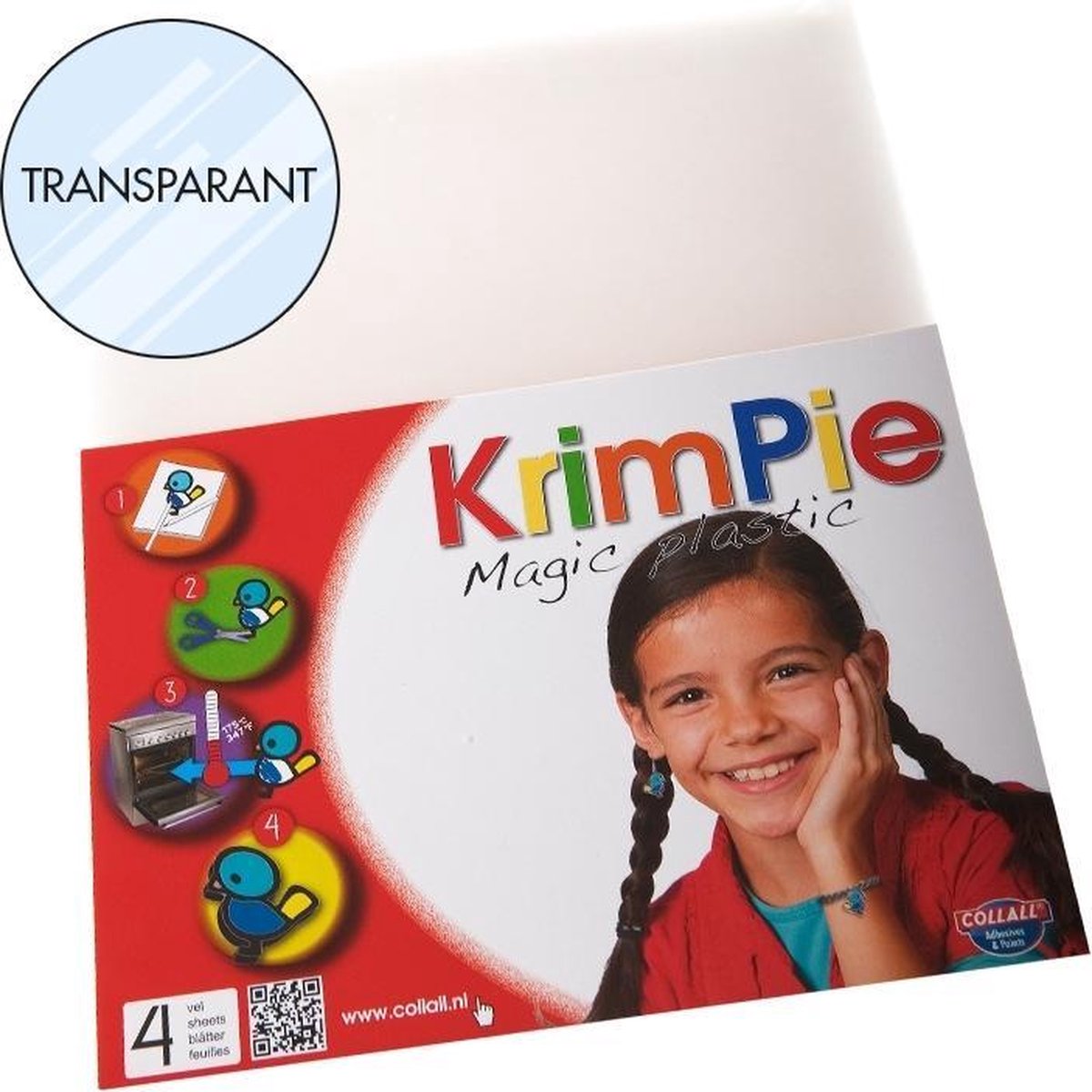 Collall Krimpie  - Magic Plastic  transparant 1 PK  (25 VL) COLKPTR25