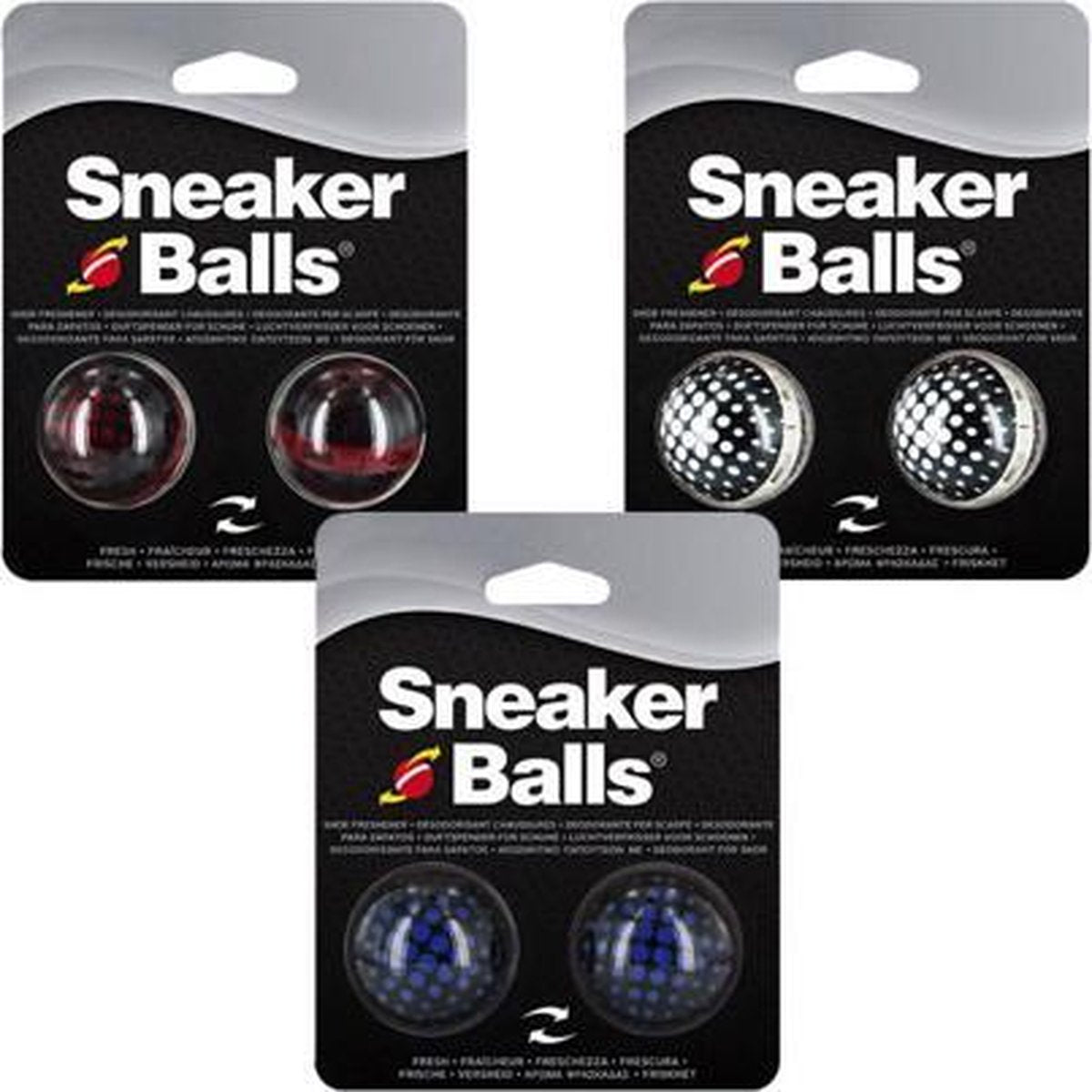 Sneakerballs - 2 stuks - set van 3 blisters