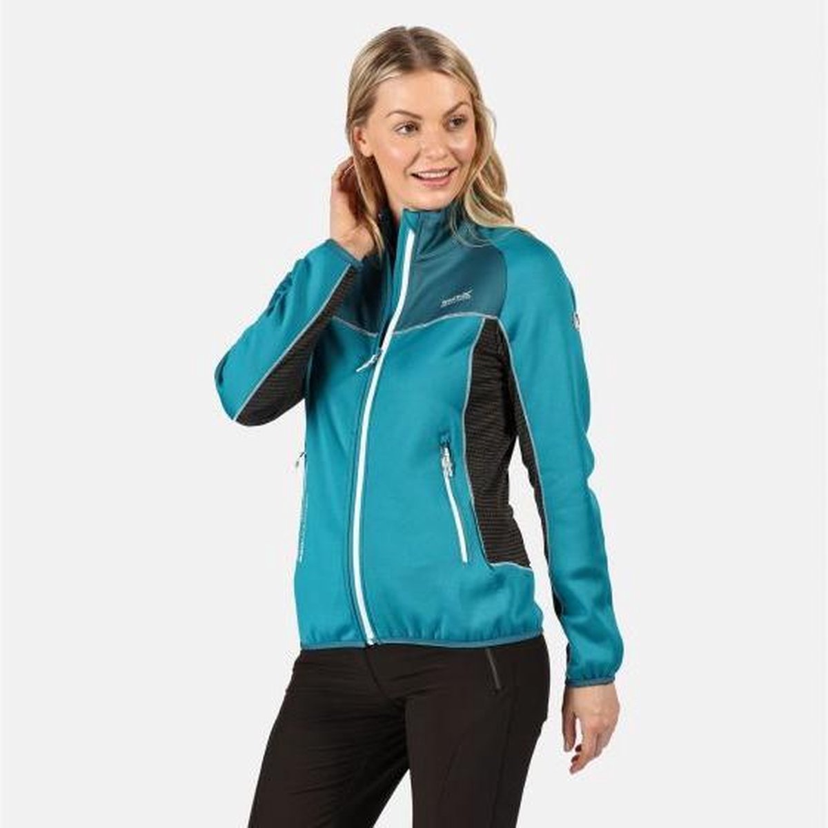 Yare II Softshell Stretch tussenlaag met rits over de volle lengte van Regatta voor dames